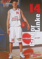 Autogrammkarte Gregor Linke RheinEnergie K&ouml;ln