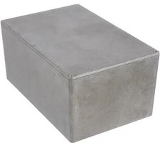 1PC HAMMOND MFG 1550H Enclosure,Box-Lid,Aluminum,Diecast,Natural,8.74x5.75x