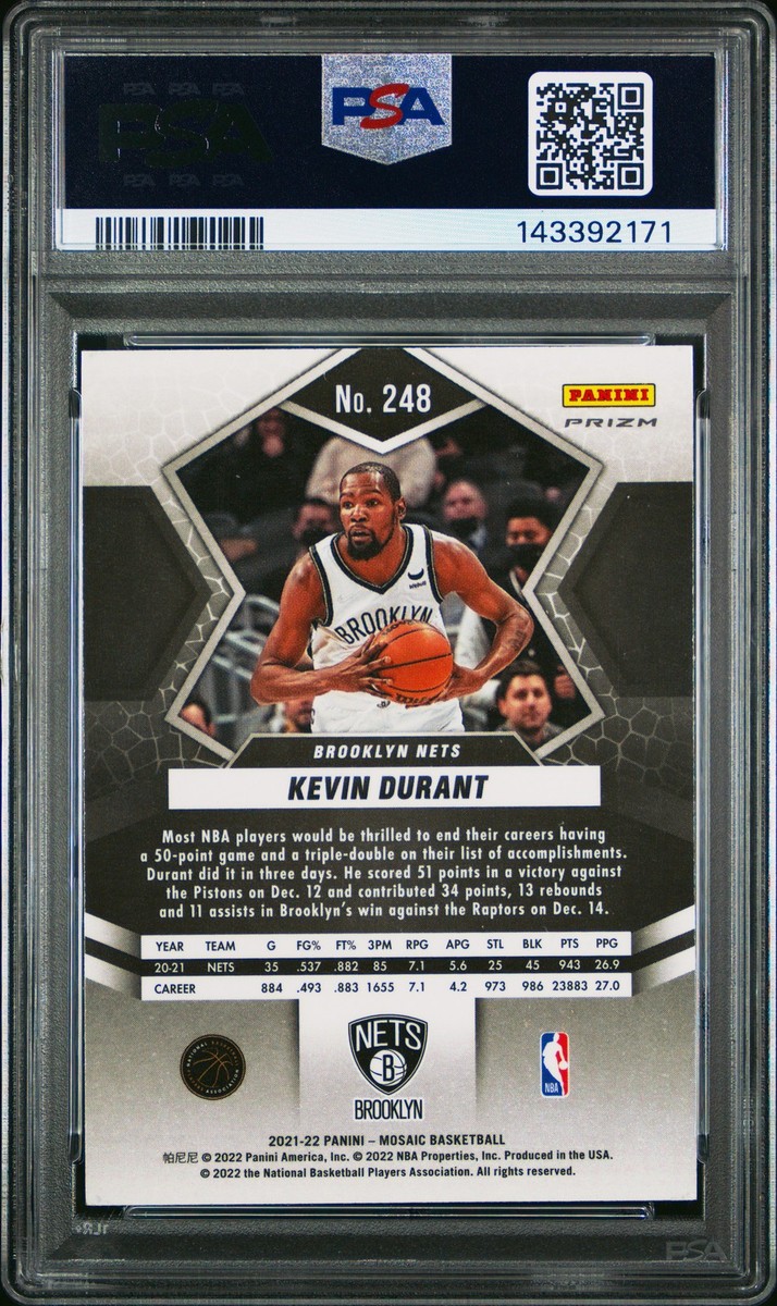 2021-22 Panini Mosaic - National Pride Kevin Durant #248 Genesis