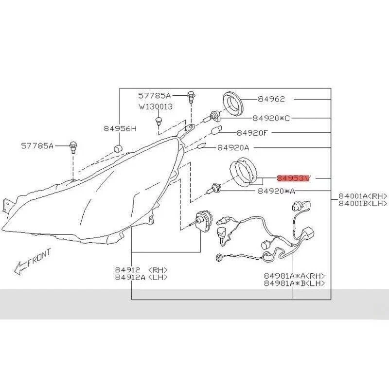 Headlight Lamp Bulb Dust Cover Back Cap For Toyota Highlander Ford Mustang Lexus - Image 2 of 4
