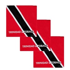 Set of 3 Large Cotton Bandanas - Trinidad  Tobago