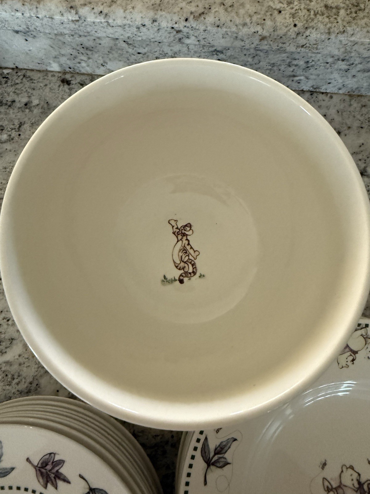 Disney Winnie the Pooh Set – Leaf & Animal Rim – 21-Piece Vintage Collection!