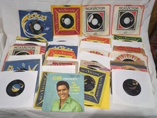HUGE Lot 40 Elvis Presley RCA Victor Gold Standard 45 RPM Vinyl Records Wow!
