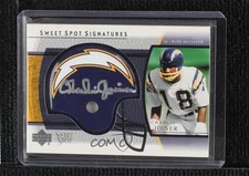 2004 Upper Deck Sweet Spot Signatures Charlie Joiner #SS-CH Auto HOF rf2