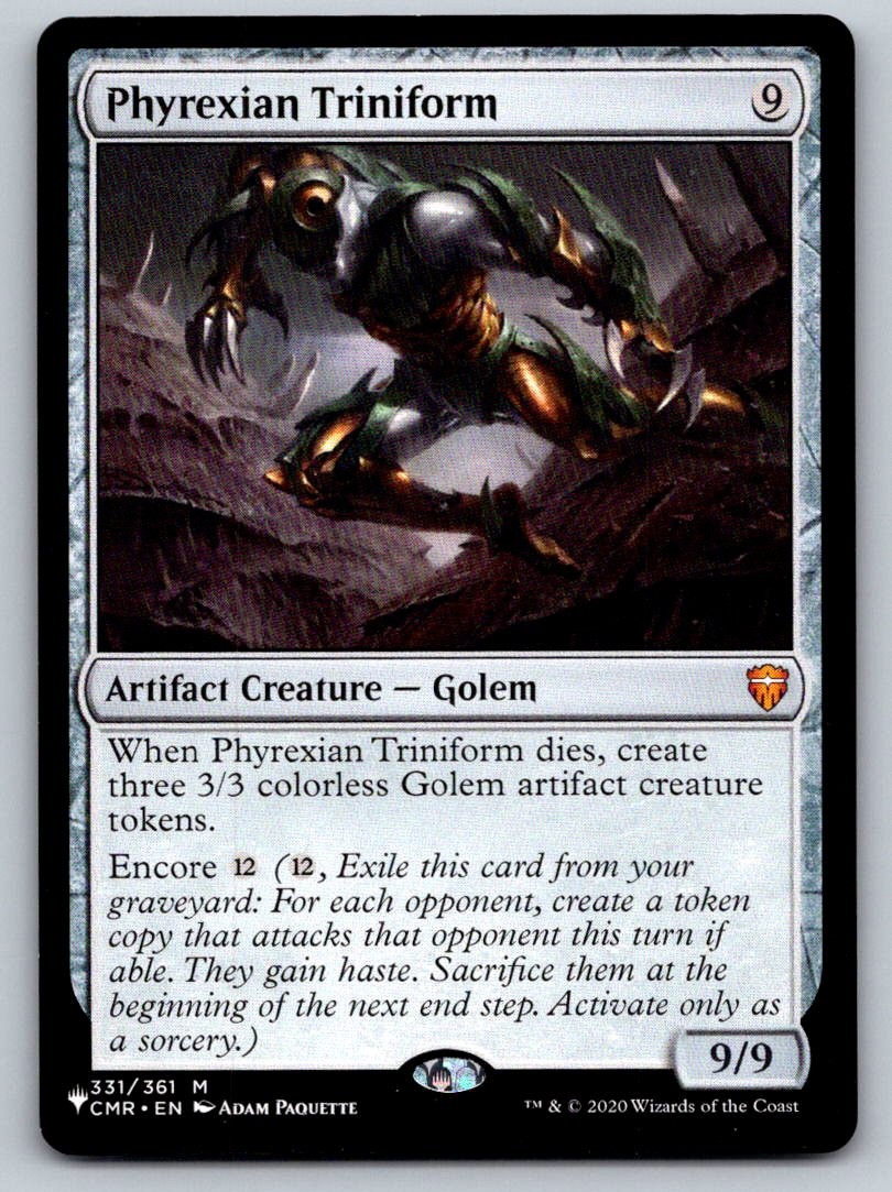 Phyrexian Triniform [CMR - 331] Near Mint