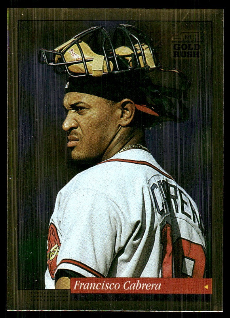 Francisco Cabrera 1994 Score #222 Braves FREE SHIPPING StackedPacks