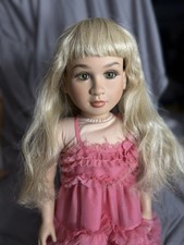 My Twinn Doll Wig Pretty Blond W/bangs 14-15   No Doll . 42