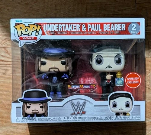 Funko Pop! WWE Undertaker Paul Bearer 2-Pack Vinyl Figures GameStop Exclusive