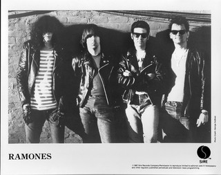 RARE 1987 Ramones Sire Records 8" x 10" Promo Photo – Clem "Elvis Ramone" Burke!
