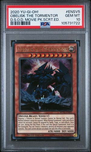 Obelisk the Tormentor (Ultra Rare) - The Dark Side of Dimensions Movie Pack - MVP1-ENSV5