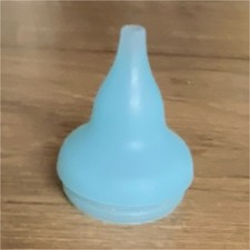 Blue Silicone Baby Bottle Nipple