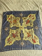 Hermes Scarf Carre90 Silk Twill Poesie Persane/Persian Poetry