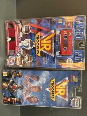 VR TROOPERS The Great Train Robbery & Battle Begins w/Virtual Reality Book, 1995