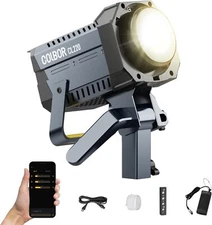 COLBOR CL220M Lite 200W Led Video Light Bi-Color 2700K-6500K APP Control Light