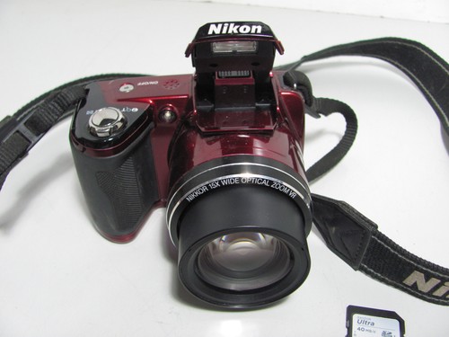 Nikon Coolpix L110 Red Professional 15x Optical Zoom Wide Digital Camera Tested - Picture 6 of 14