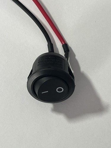2 nuevos interruptores rocker redondo encendido/apagado botón redondo barco coche interruptor automático 12 V EE. UU. - Imagen 2 de 5
