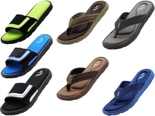 NORTY - Men's Memory Foam Footbed Sandals - Casual for Beach, Pool, Shower
