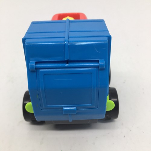 Camión de reciclaje y camión de trabajo para 2 camiones de fricción push & go con escalera de 3" de alto - Imagen 3 de 12
