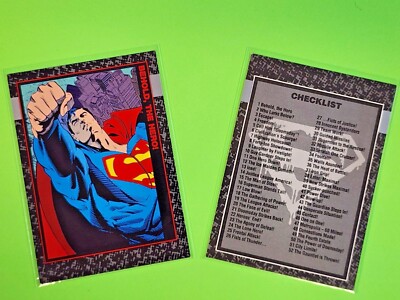 1992 Skybox DC Doomsday Death of Superman Singles you pick and finish your set