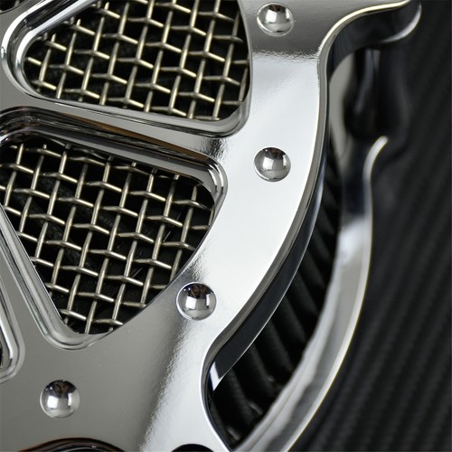 Air Cleaner Intake Filter System Contrast Cut Fit For Harley Touring Road King - Picture 3 of 8