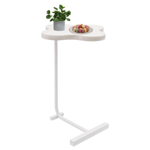 C Shaped Side Table Sofa End Side Table Flower Shape Small Table for Bedroom - Picture 7 of 17