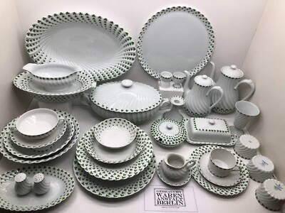 gr. Auswahl z.top Preis Torse Trefle vert Kleeblatt Haviland Limoges Porzellan