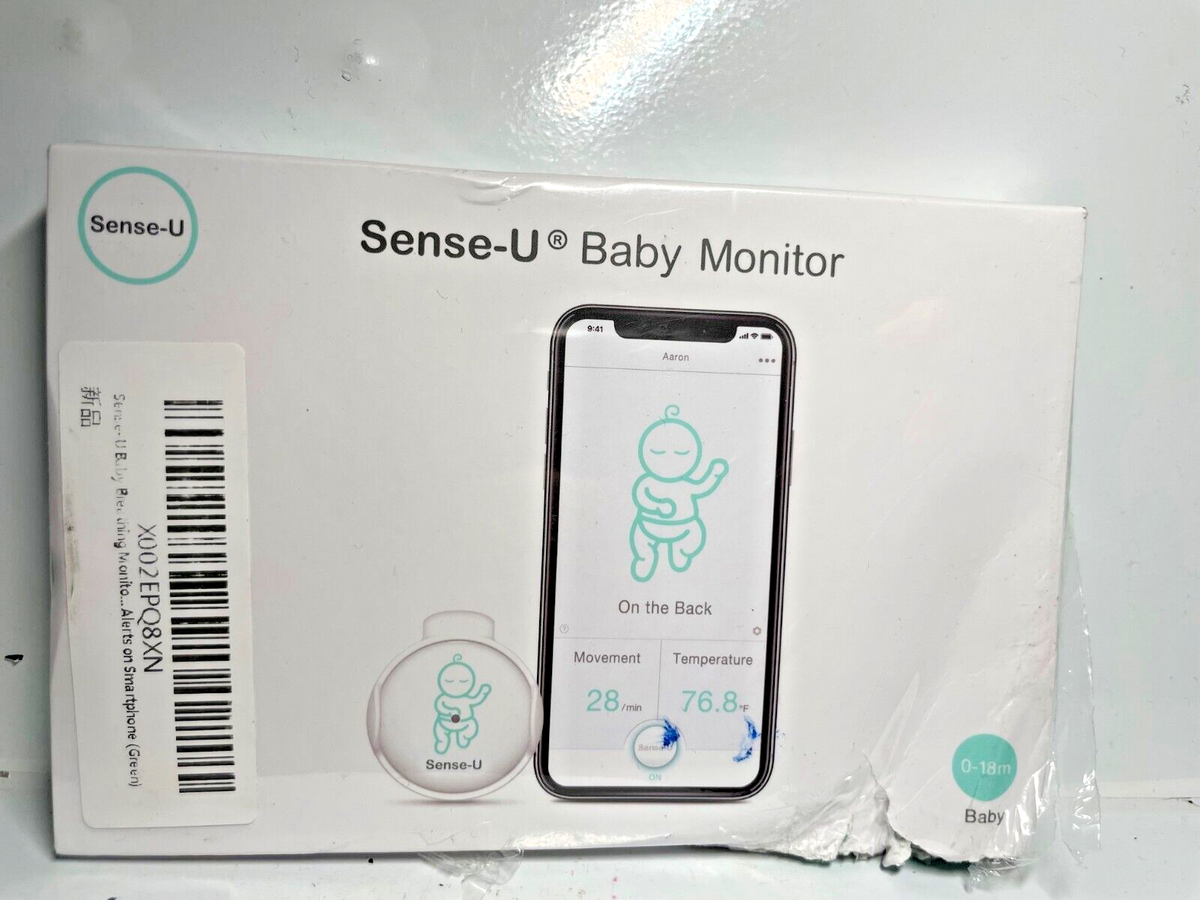 Sense-U Baby Monitor for Breathing Movement Ambient Temperature 