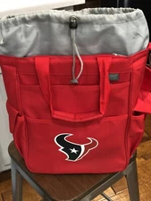 Red Houston Texans Picnic Time Oniva Brand Cooler Tote