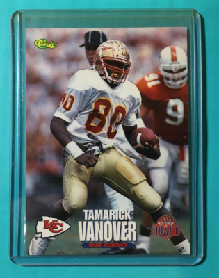 TAMARICK VANOVER 1995 CLASSIC FOOTBALL ROOKIE CARD #49 FLORIDA