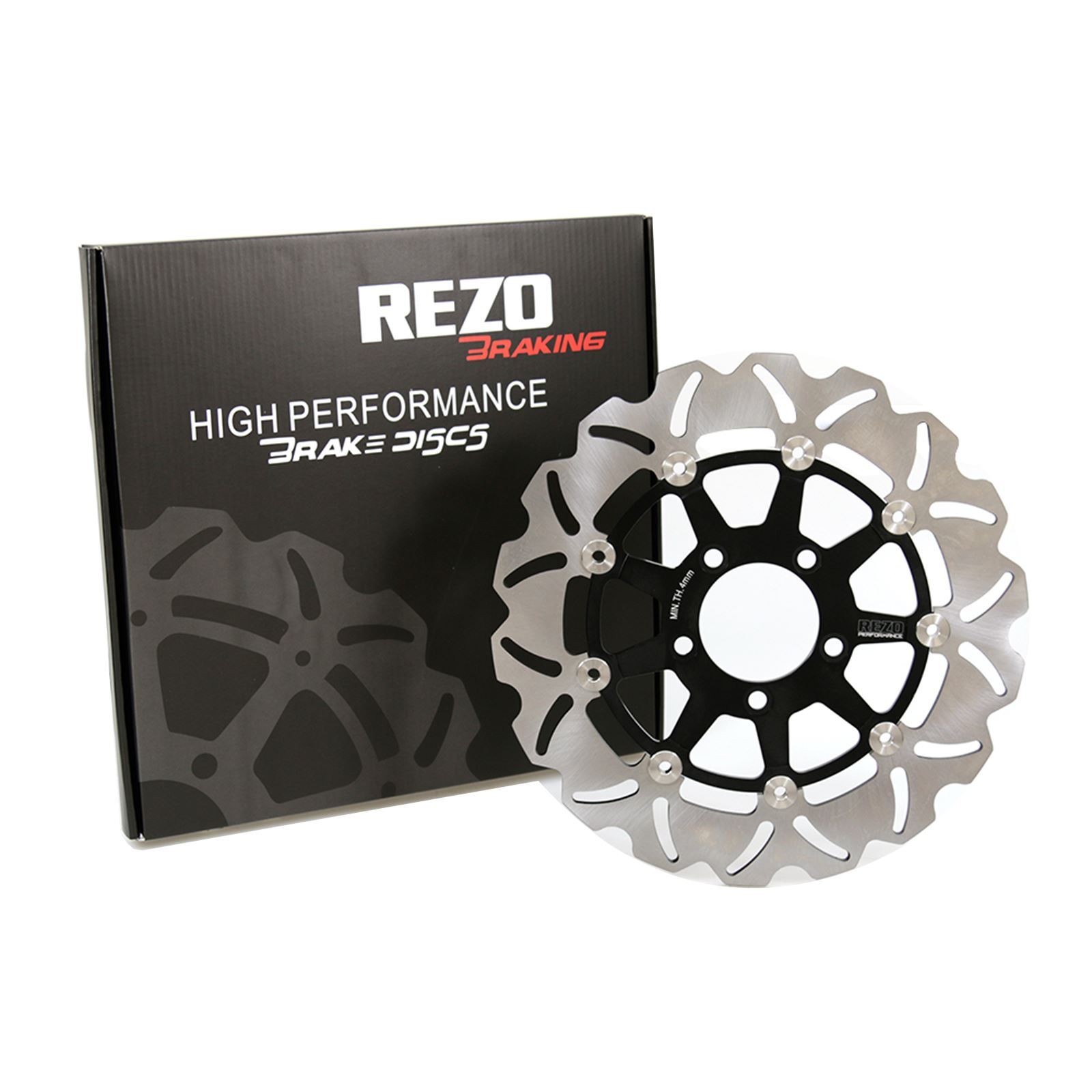 Rezo Wavy Front Brake Discs (Pair) for Ducati 749 03-06