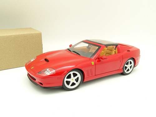 Hot Wheels 1/18 Ferrari 575 Superamerica - Rouge - Modèle D'exposition Sans Boîte