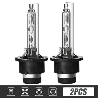 2 Packs D4C D4S D4R Xenon Brenner Hid Xenon Scheinwerferlampe 12V 55W, 6000K DE