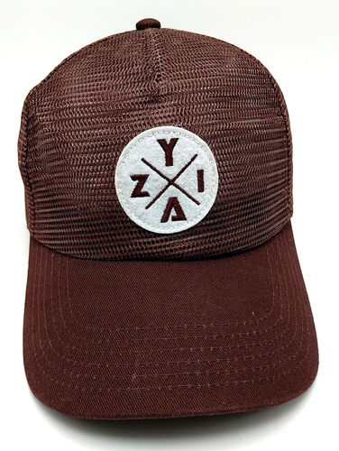 ZYIA ACTIVE hat brown adjustable snapback mesh cap - Picture 7 of 7