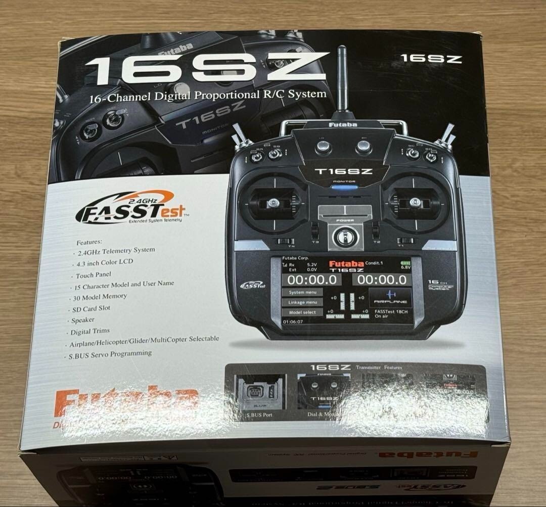 よるいちです。Futaba T16SZ ラジコン送信機 本体 FUTABA T16SZ Transmitter Radio Controller RC Model Japan AS
