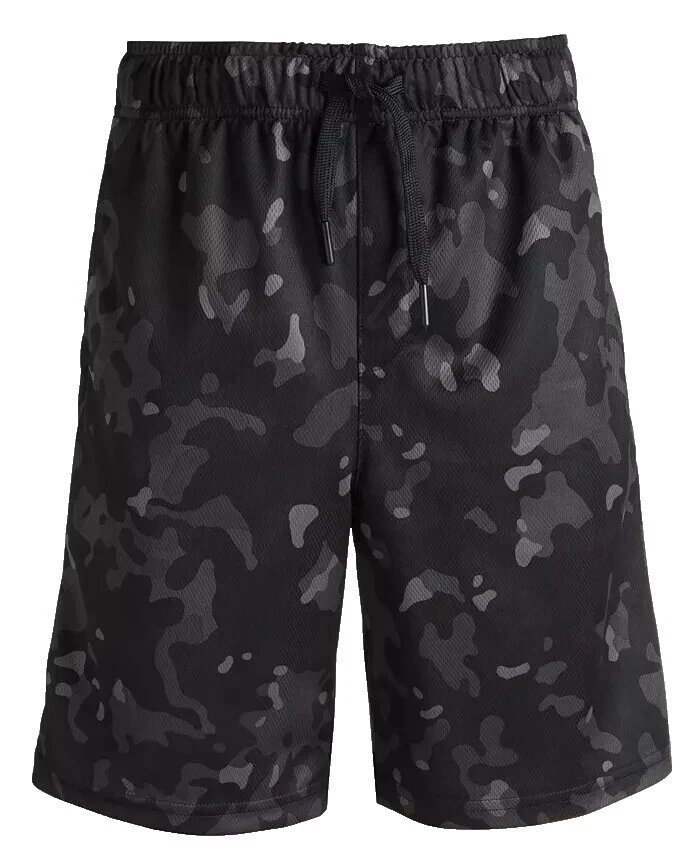 Black Polyester Shorts for Boys