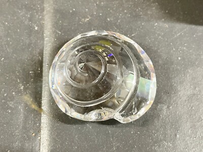VINTAGE SCHNECKENHAUSFÖRMIGER KRISTALL BRIEFBESCHWERER SWAROVSKI