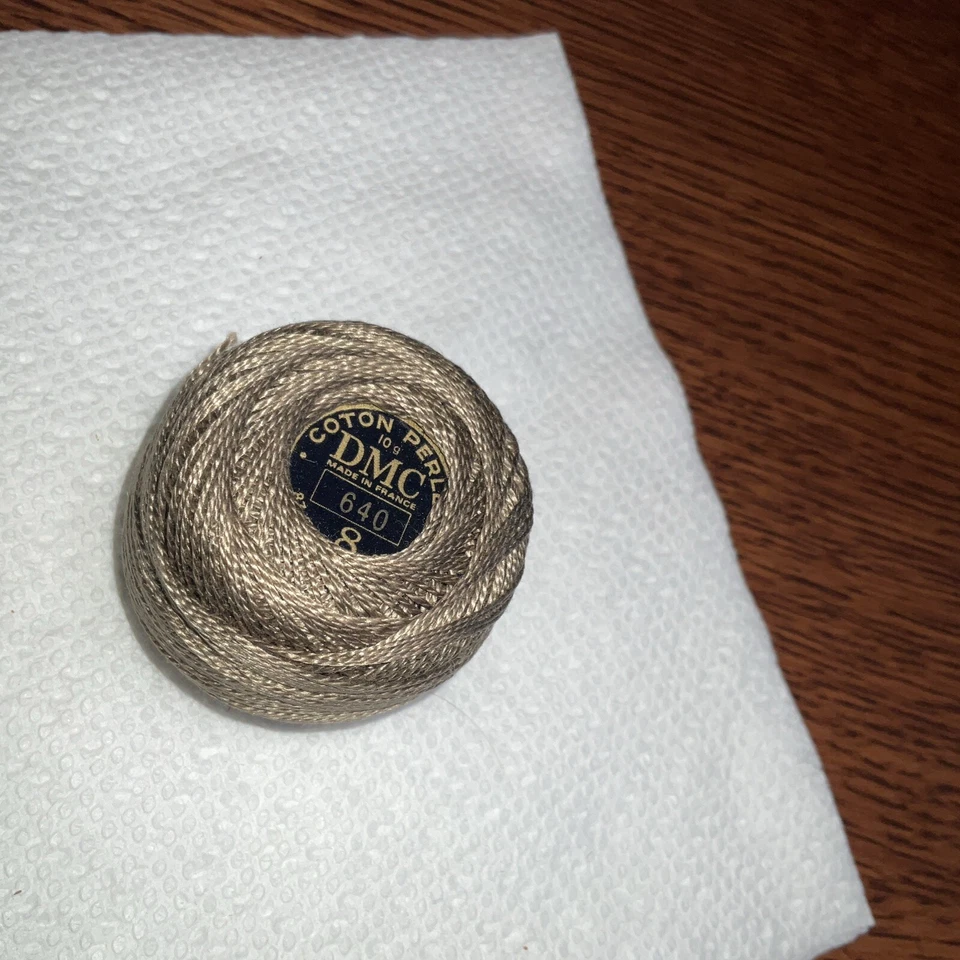 Lot Of 3DMC Pearl / Perle Cotton Thread Balls Size 8 Color 640 - Image 2 of 4