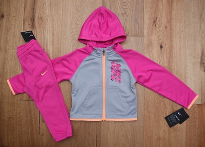baby girl pink nike tracksuit