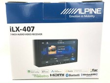 Alpine iLX-407 Bluetooth Multimedia Apple CarPlay Android Auto HD Radio HDMI 7"