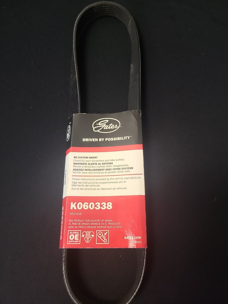 Serpentine Belt-Premium OE Micro-V Belt Gates K060338 NEW | eBay
