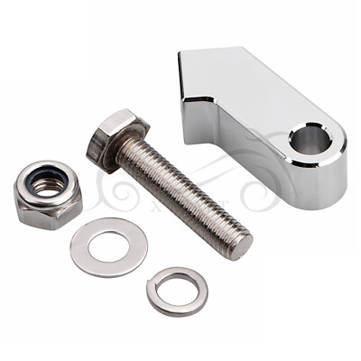 Chrome Headlight Bottom Mounting Block Bracket For Harley Dyna Fat Bob & CVO FLHTKSE – Direct Fit