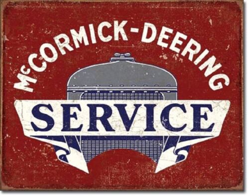 McCormick-Deering Service TIN SIGN Tractor Farm Equipment Wall Decor Poster Ad - Picture 1 of 1