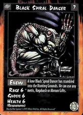 Rage CCG Black Spiral Dancer - Limited