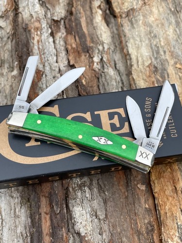CASE XX *d SFO 2023 BRIGHT GREEN SMOOTH SMALL CONGRESS KNIFE KNIVES NEW ITEM
