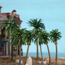 Kit de palmera modelo palmera calibre palmeras coco escala HO O N 15 piezas paisaje