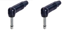(2) Two Genuine NEUTRIK NP2RX-BAG Right Angle...