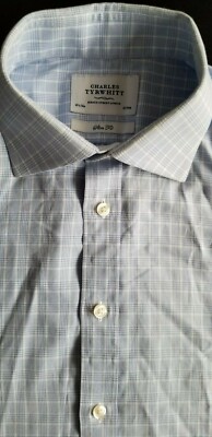 CHARLES TYRWHITT London Men Slim Fit Cotton Long Sleeve Polo Shirt - 16.5x36 | eBay