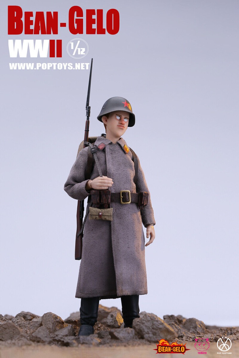 POPTOYS Bean-Gelo WWII Soviet Red Army Soldier Andre 1/12