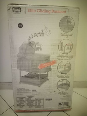 Simmons 299777-071 Slumber Time Elite Gliding Bassinet ...