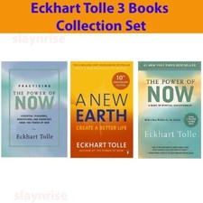 Eckhart Tolle 3 Books Collection Set (Practising the Power of Now) Paperback